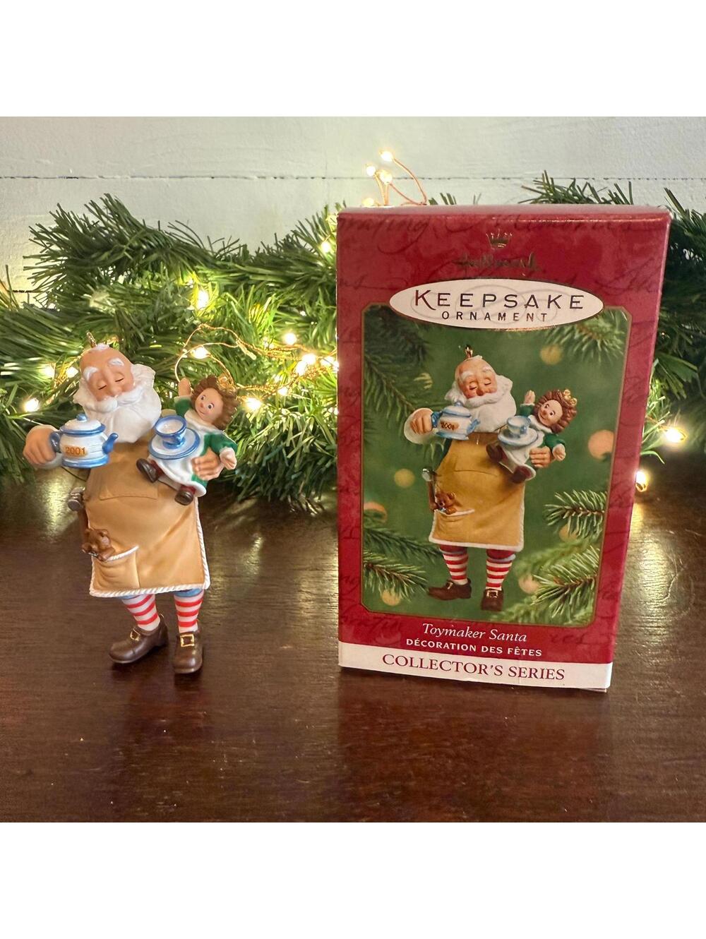 Toymaker Santa - Hallmark Keepsake Ornament - 2nd in series - 2001